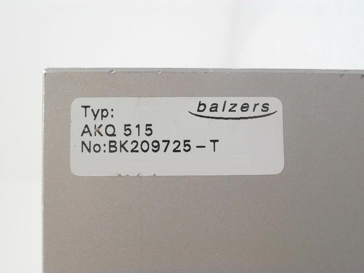 Used Umicore 0483078 Chromium 99.95% Sputtering Target AKQ515HEC Balzers Working