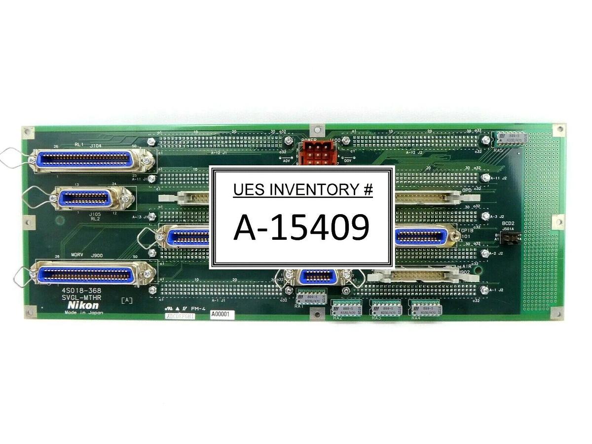 Used Nikon 4S018-368 SVGL-MTHR Backplane PCB NSR System Working Spare