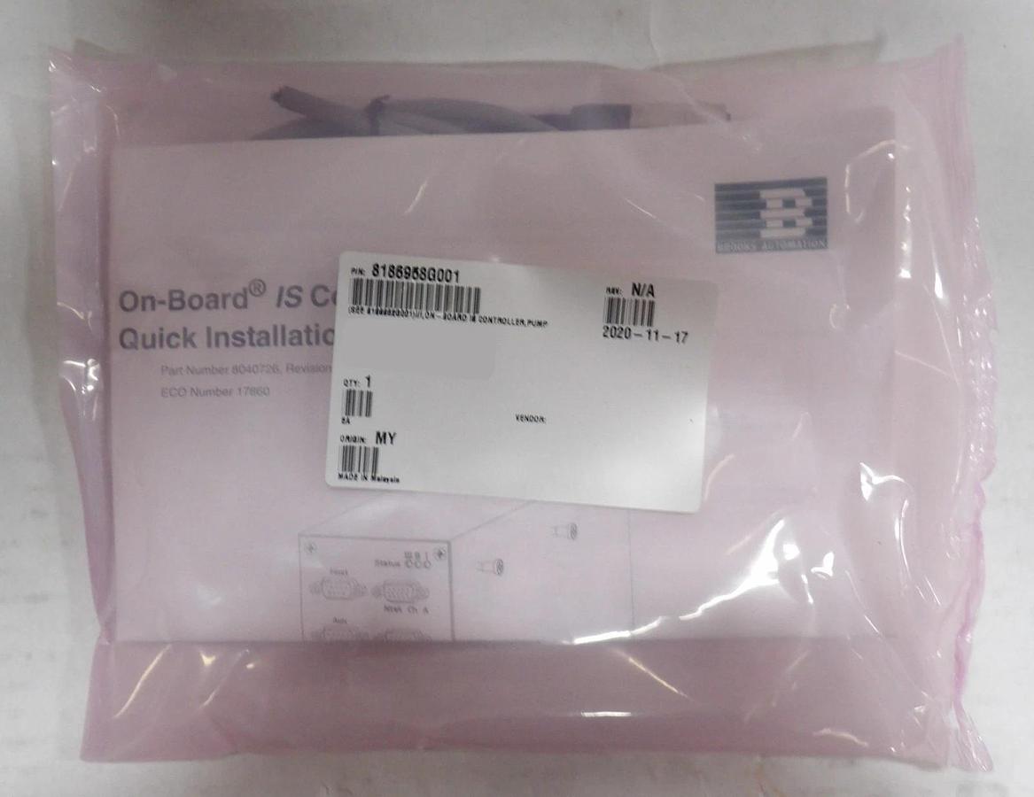 CTI-Cryogenics 8186958G001 On-Board IS Pump Controller IPN 500363101 New