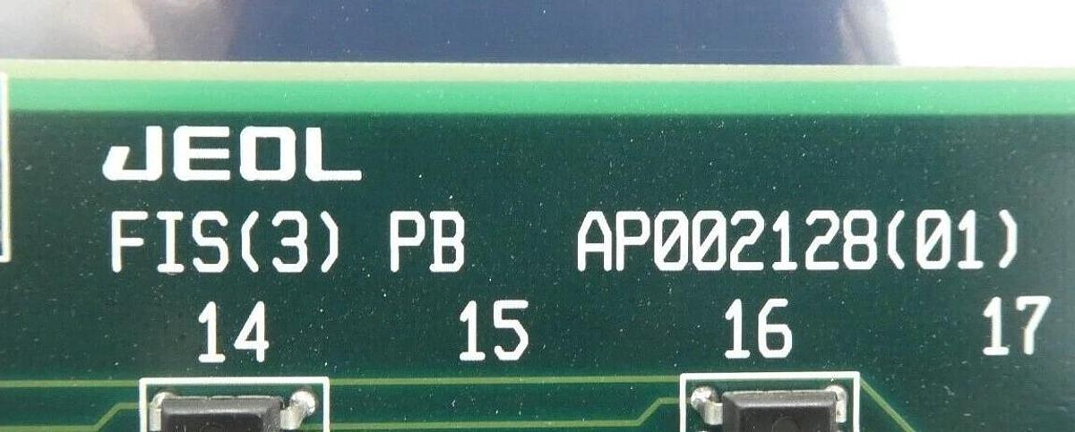 Used JEOL AP002128(01) Processor PCB Card FIS(3) PB JSM-6300F SEM Working Surplus