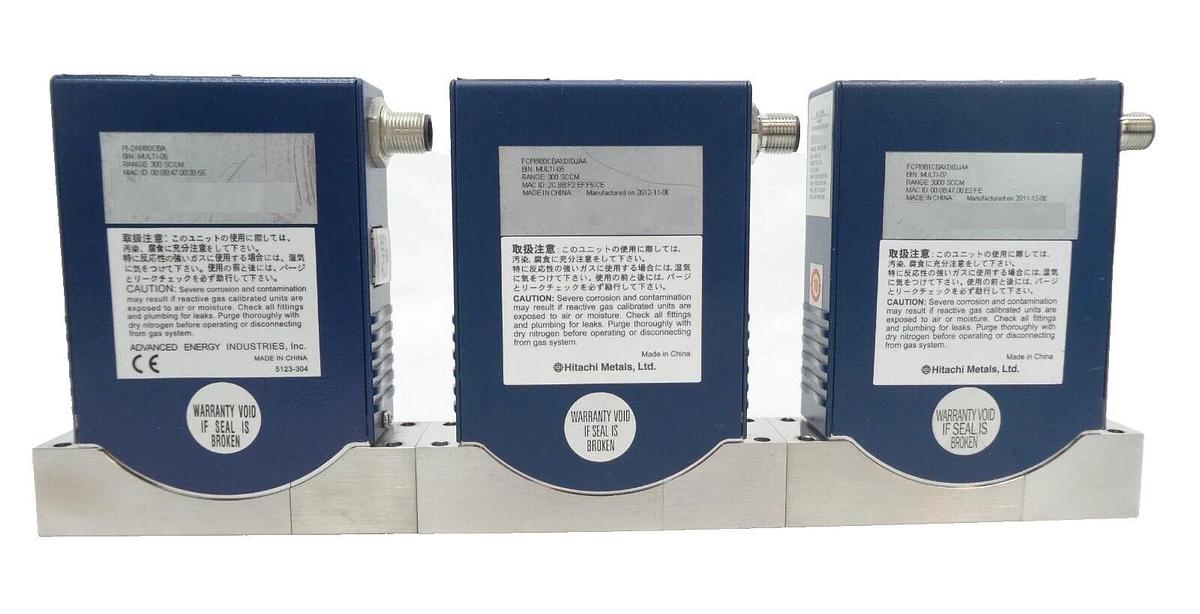 Used Aera PI-98 PI-980 Mass Flow Controller MFC Reseller Lot of 10 Working Surplus