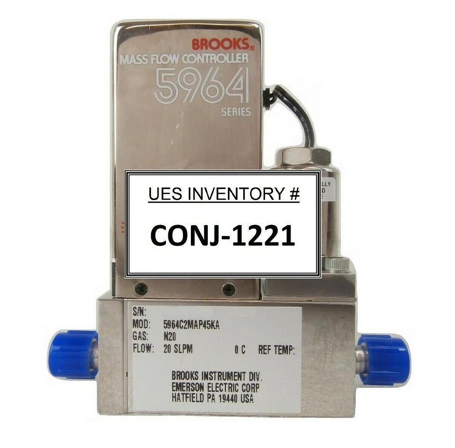 Used Brooks 5964C2MAP45KA Mass Flow Controller MFC Novellus 01-0624R-027 Working