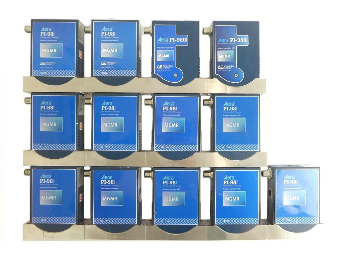Used Aera PI-98 Mass Flow Controller MFC Reseller Lot of 13 Working Surplus