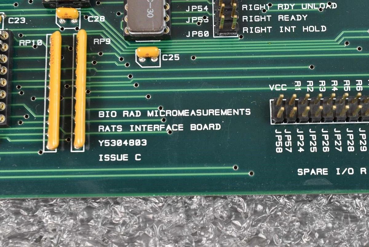 Used BIO-RAD Y5304803 PCB RATS Interface Board
