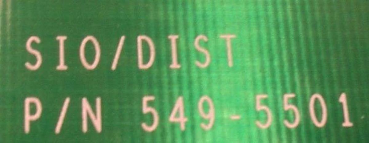 Used Hitachi 549-5501 Circuit Board PCB SIO/DIST S-9380 Used Working