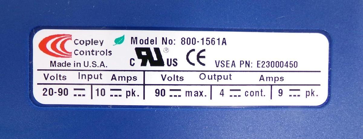 Copley Controls 800-1561A Servo Drive Accelnet Varian E23000450 New
