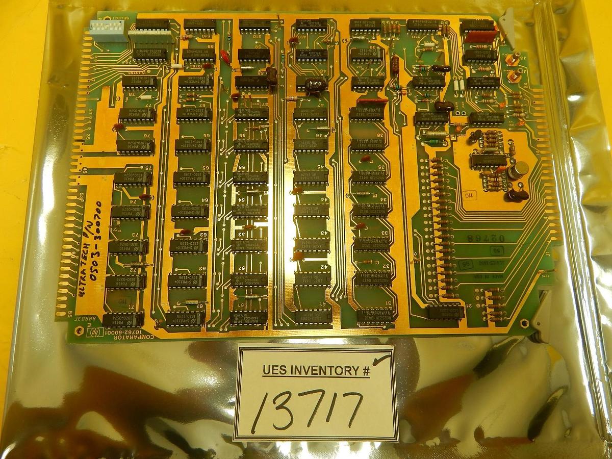 Used HP Hewlett-Packard 10762-60001 Comparator PCB Card Ultratech 0503-300700 Used
