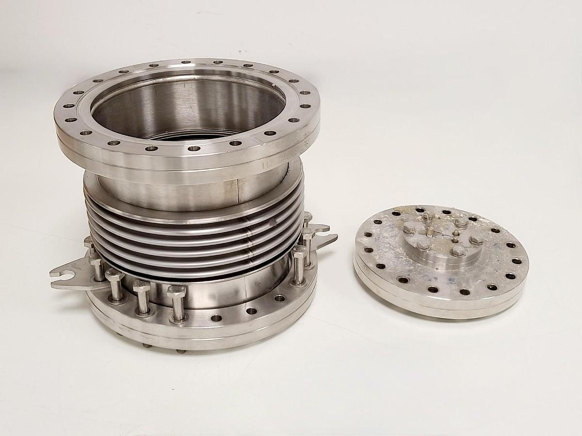 Used Edwards ISO80 High Vacuum Flexible Bellows Stainless iQDP Copper Cu Exposed Used