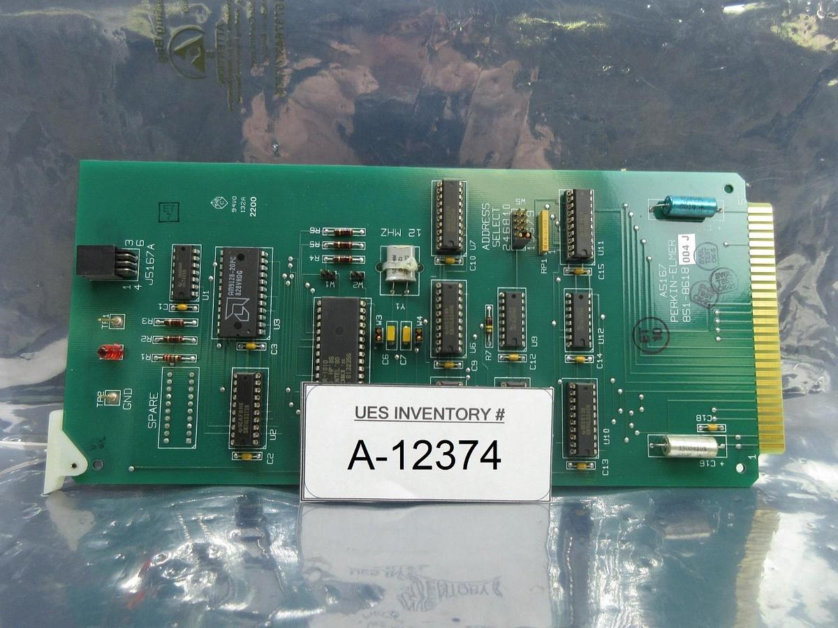 Used Perkin-Elmer 851-8618-004 Processor PCB Card A5167 Rev. J SVG ASML 90S Used