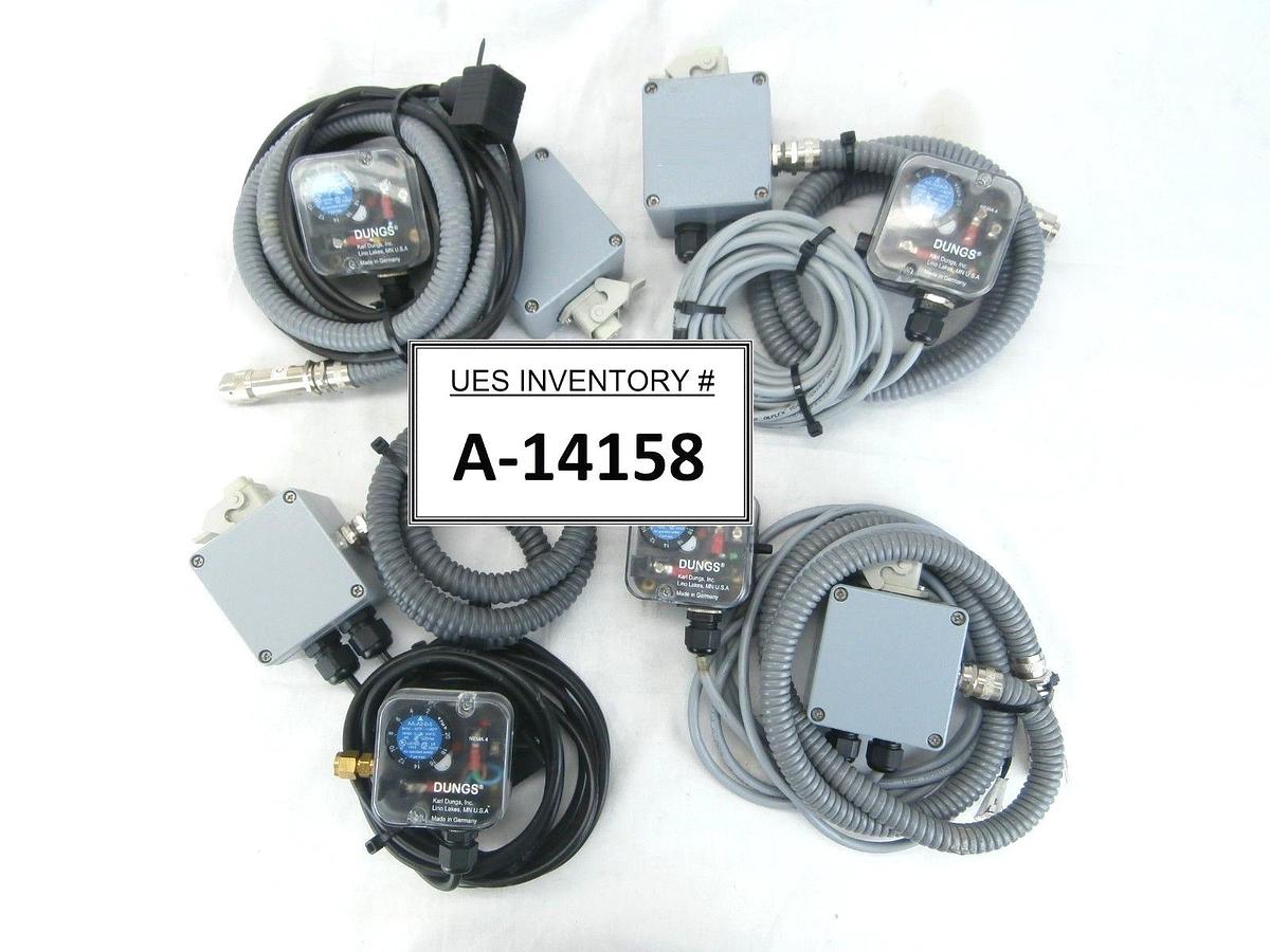 Used Edwards TPU Differential Pressure Switch Assembly Dungs AA-A2-6-5 Lot of 4 Used