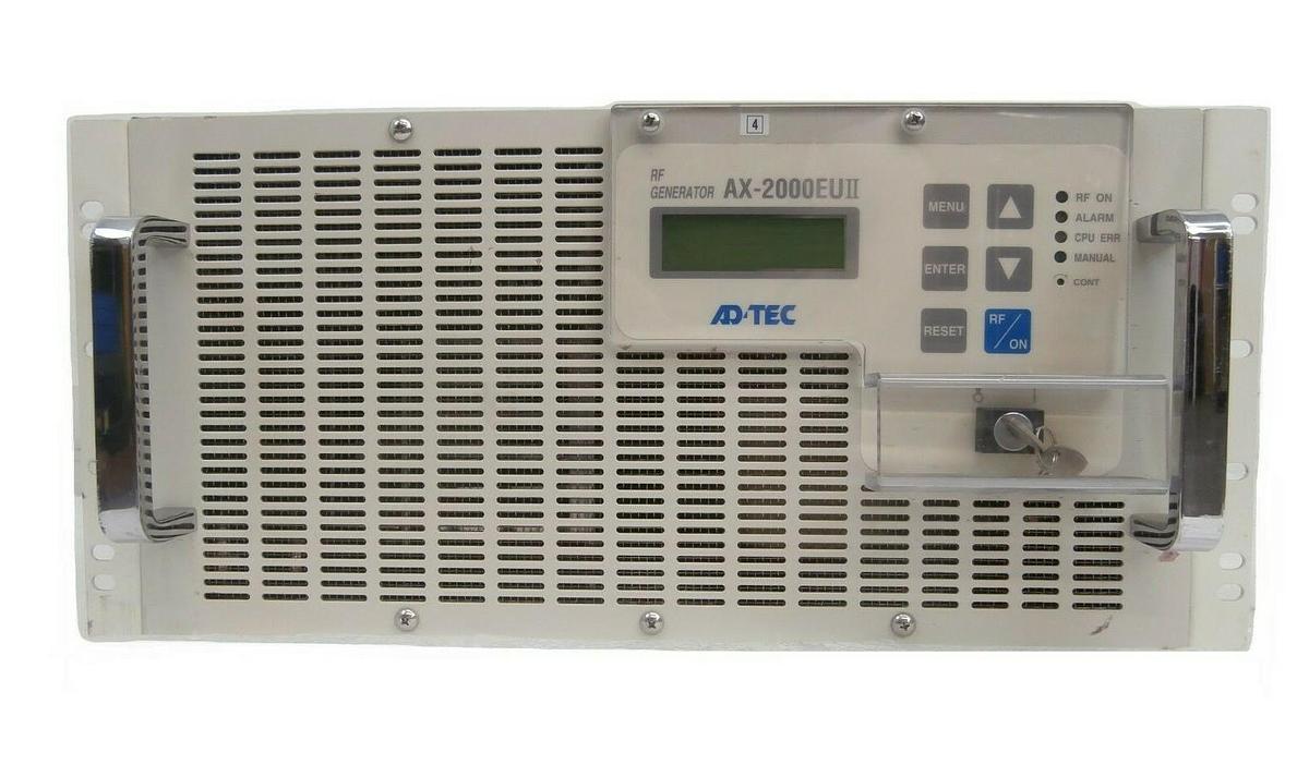 Used ADTEC Plasma Technology AX-2000EUII-N 13.56MHz RF Generator Tested Working