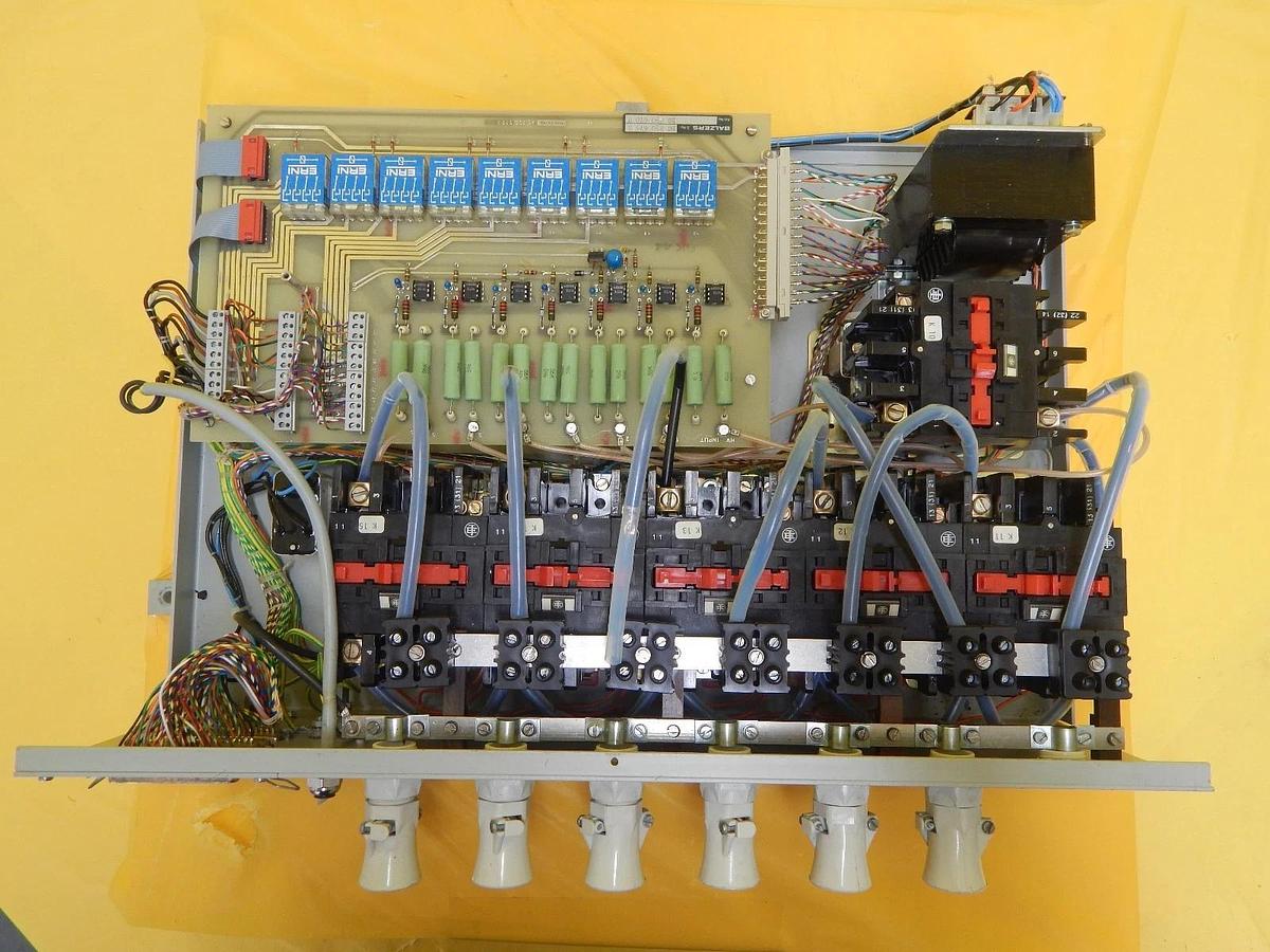 Used Balzers BG M52 000 Rack Mount Magnetron Switching Unit MSU 101 Used Working