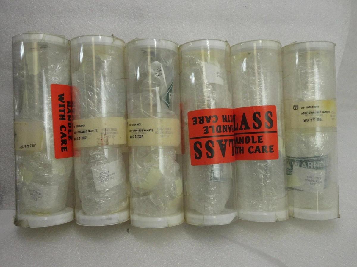 ASM Advanced Semiconductor Materials 02-190352D01 Quartz Crucible Lot of 12 New