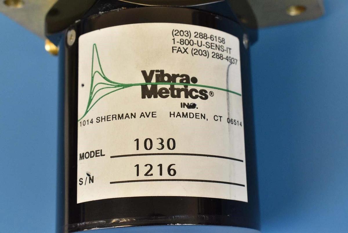 Used Vibra Metrics Model 1030 High Output Seismic Accelerometer Sensor