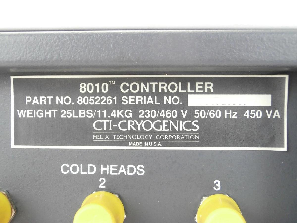 Used CTI-Cryogenics 8052261 Cryo Compressor 8010 Controller New Surplus