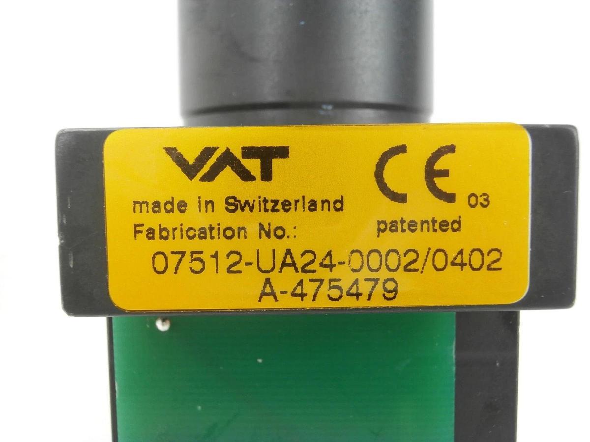 Used VAT 07512-UA24-0002 Rectangular Atmospheric Door L-VAT Copper No Gate Surplus