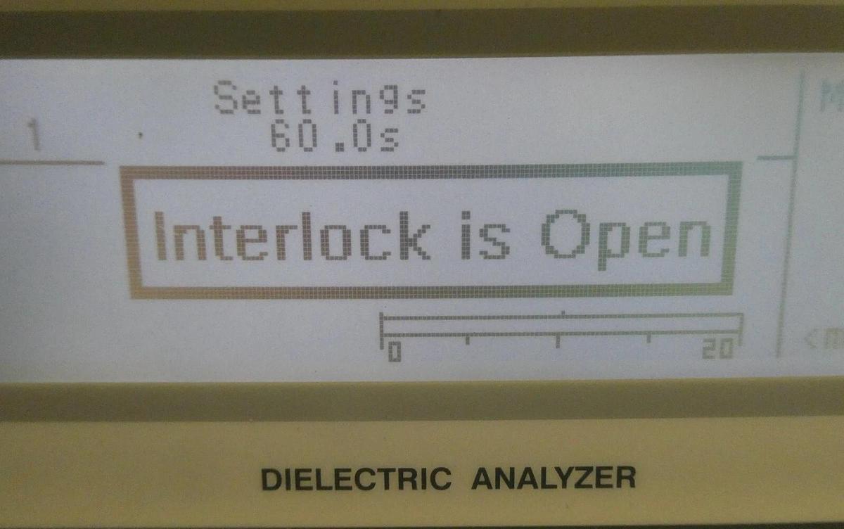 Used Associated Research 7620 Dielectric Analyzer Tester Untested As-Is