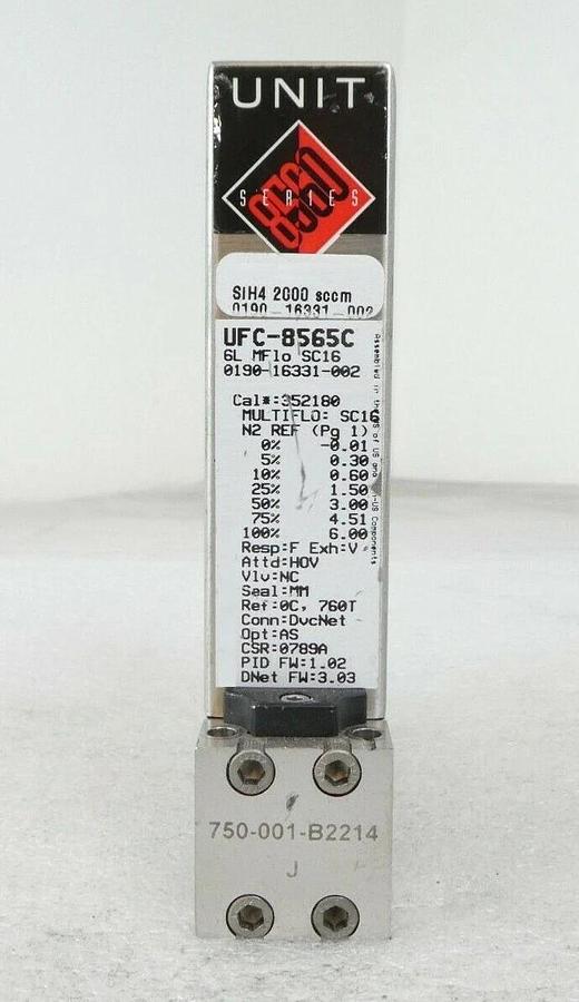 Used Celerity UFC-8565C Mass Flow Controller UNIT Lot of 5 AMAT 0190-16331 Working