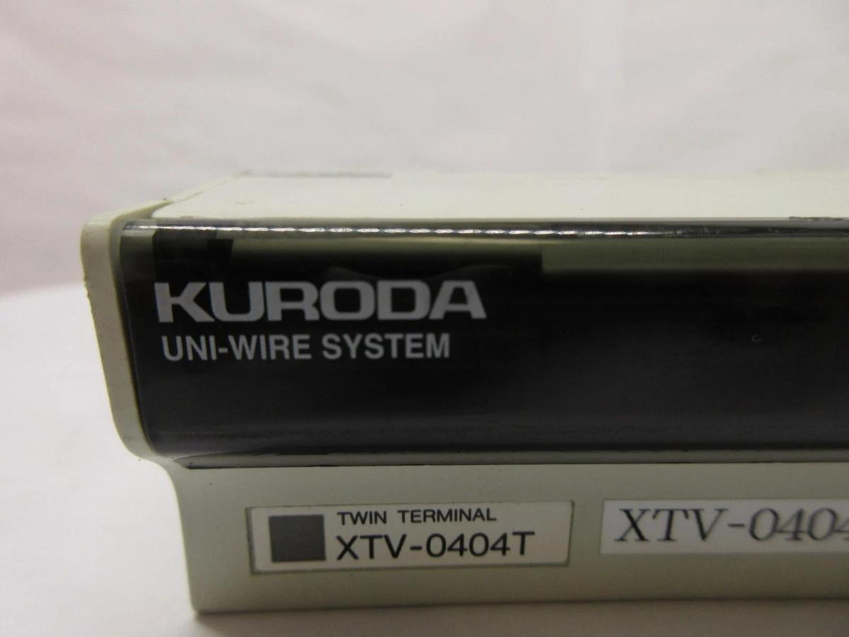 Used Kuroda XTV-0404T Twin Terminal Uni-Wire System Used Working