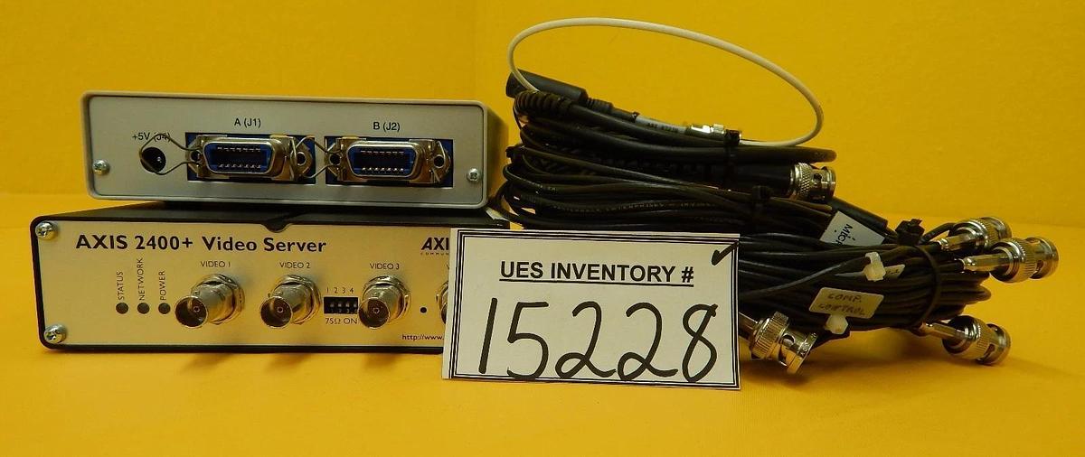 Used JEOL JUS-MSI Microscope Camera Distribution Server Set AXIS 2400+ JEM-2010F Used