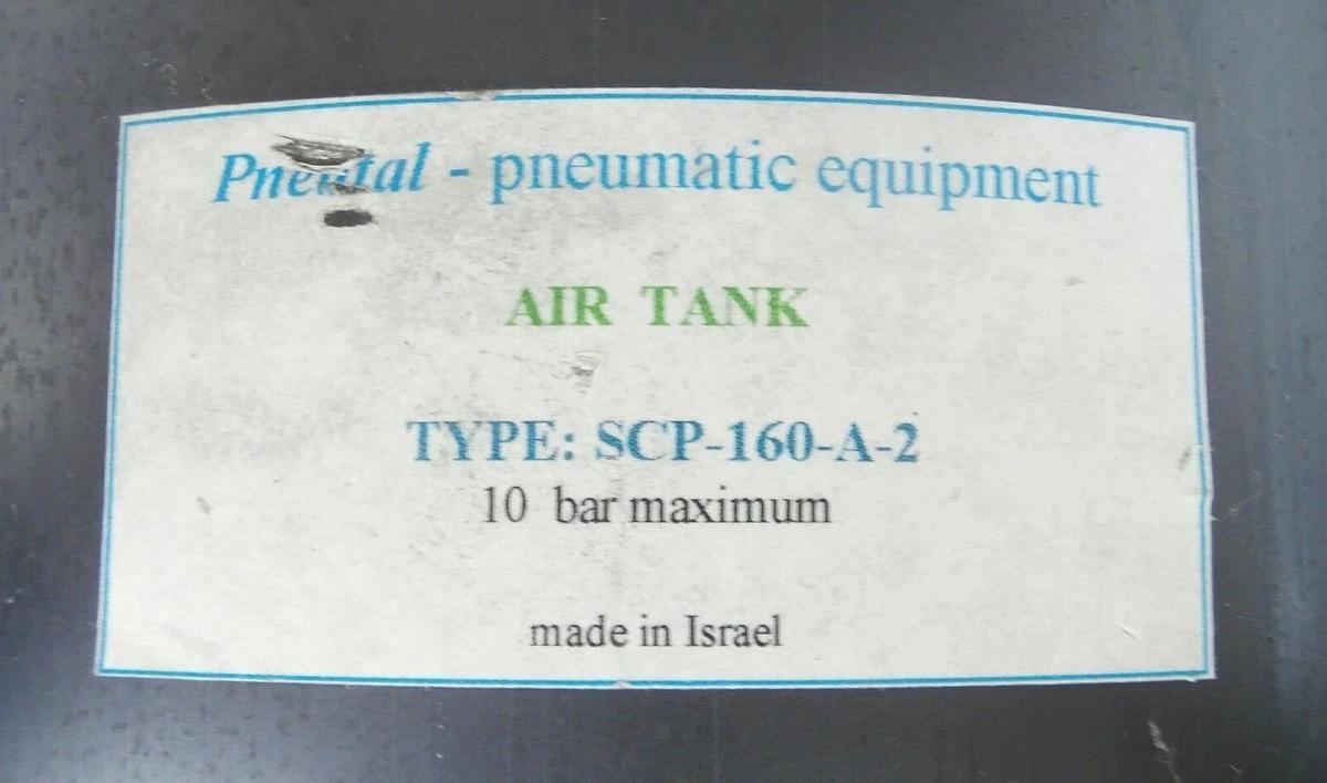 Used Pneutal SCP-160-A-2 Pneumatic Air Tank AMAT SemVision cX DR-300 Working Surplus