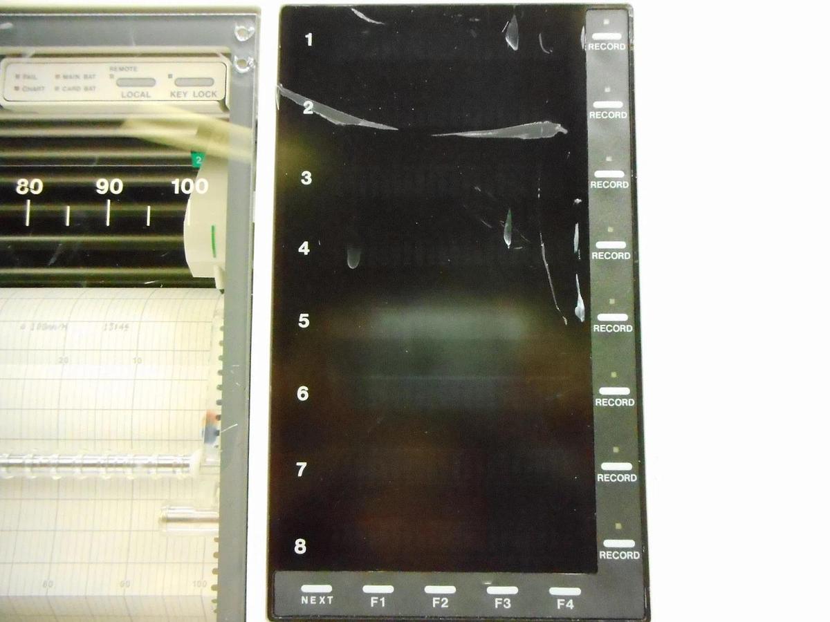 Used Yokogawa 370186-B-0/RS232C Data Acquisition Multiple Pen Recorder LR-8100E Spare