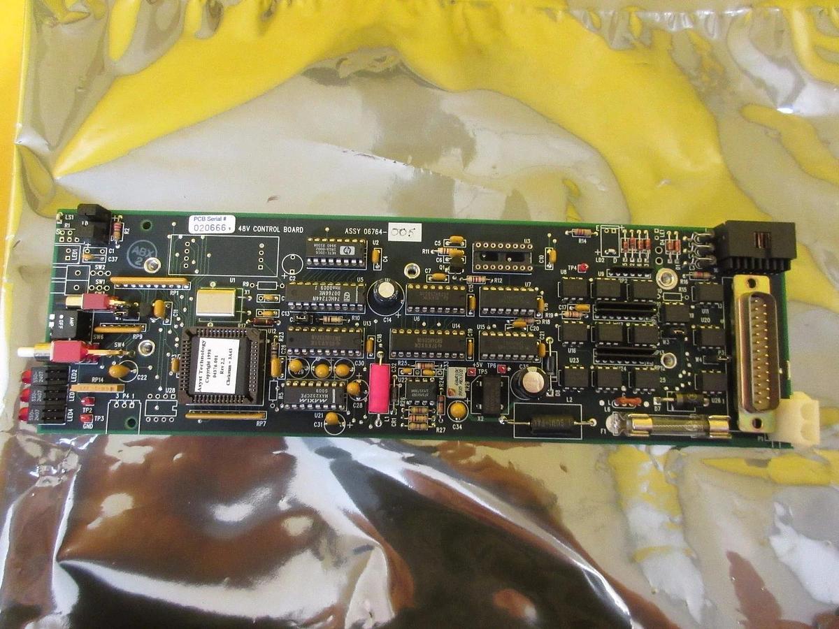 Used Asyst Technologies 06764-005 48V Control Board PCB GaSonics ABX-78355-26-00 Used