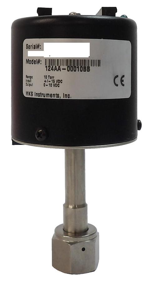 Used MKS Instruments 124AA-00010BB Baratron Type 124 10 TORR Working Spare