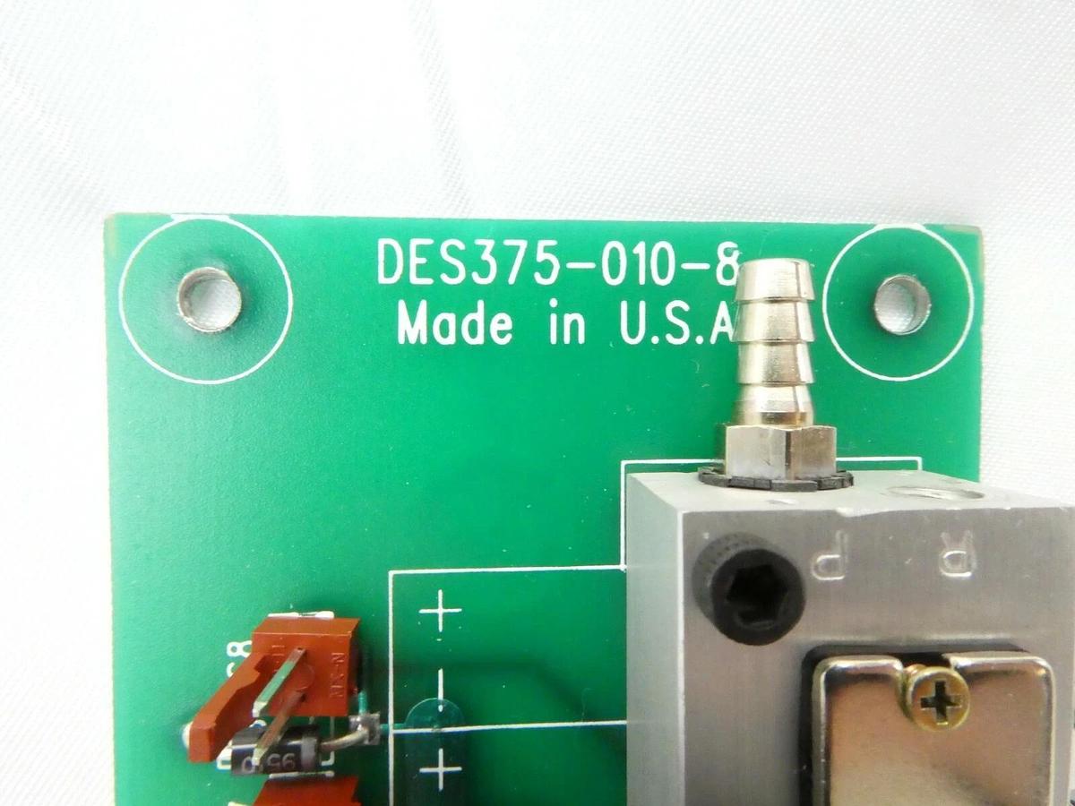 Used TECO Pneumatic DES375-010-8 6-Port Pneumatic Manifold Board PCB HA010E1 Working