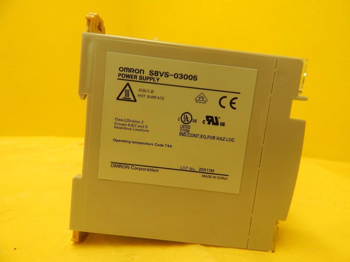 Used Omron S8VS-03005 DIN Rail Power Supply Reseller Lot of 4 Used Working