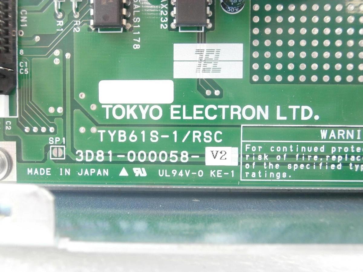 Used TEL Tokyo Electron FPD BOX Panel PCB 3D81-000058-V2 TYB61S-1/RSC Working Spare