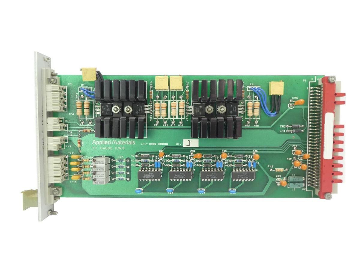 Used AMAT Applied Materials 0100-00008 TC Gauge P.W.B. PCB Card P5000 Working