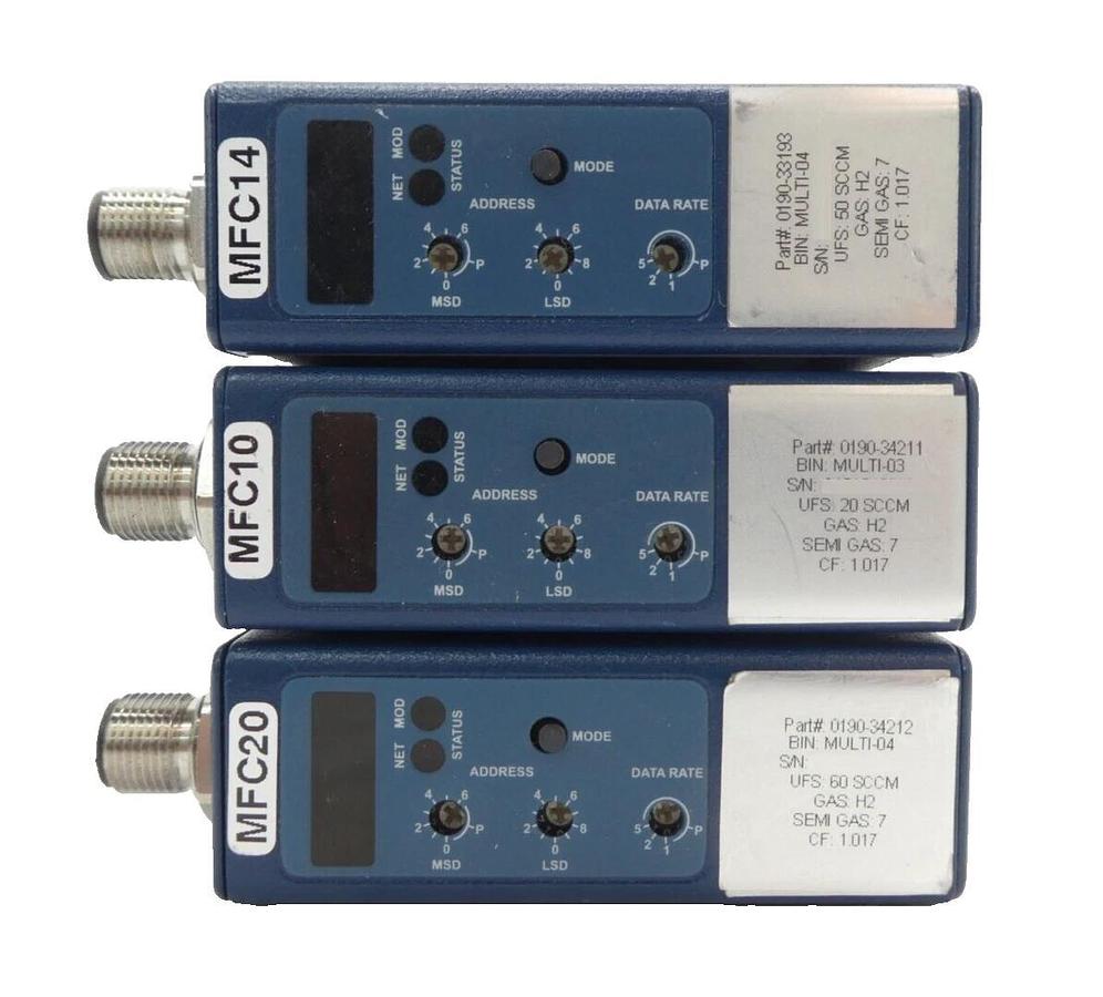 Used Aera PI-98 Mass Flow Controller MFC H2 Reseller Lot of 11 Working Surplus