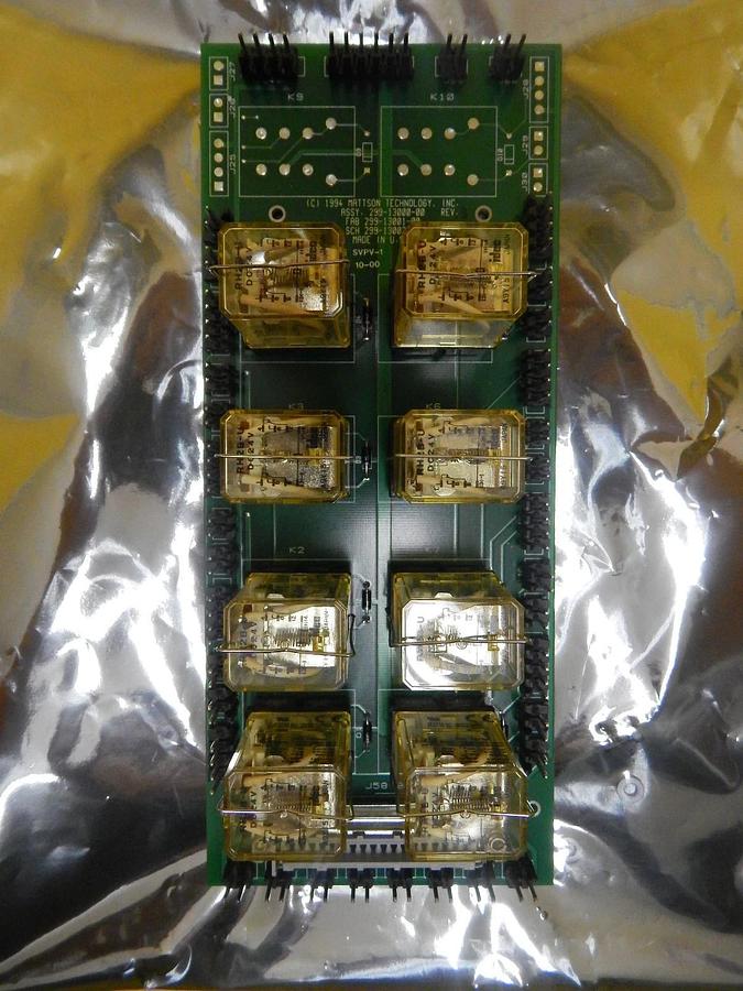 Used Mattson Technology 299-13000-00 Relay PCB Board 299-13001-00 Used Working