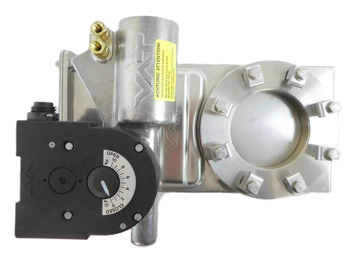 Used VAT F14-101764 High Vacuum Pneumatic Gate Valve 14.0 HV Series Working Spare