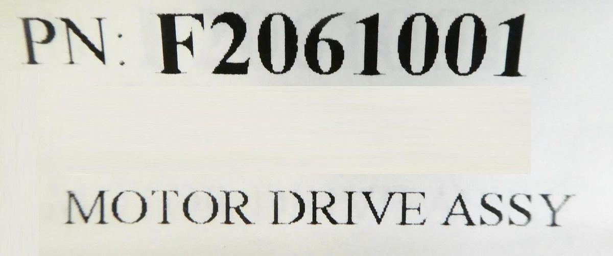 Varian Semiconductor Equipment F2061001 Gas Leak Motor Drive Assembly New Spare