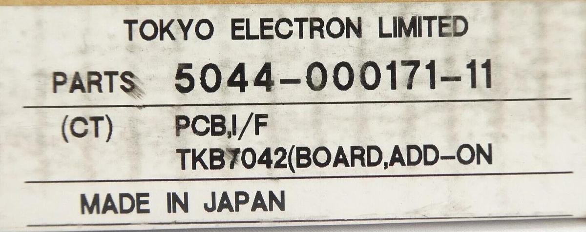 TEL Tokyo Electron 5044-000171-11 Add-On Spin #2 PCB AP9Z-2033A TKB7042 Lot of 2