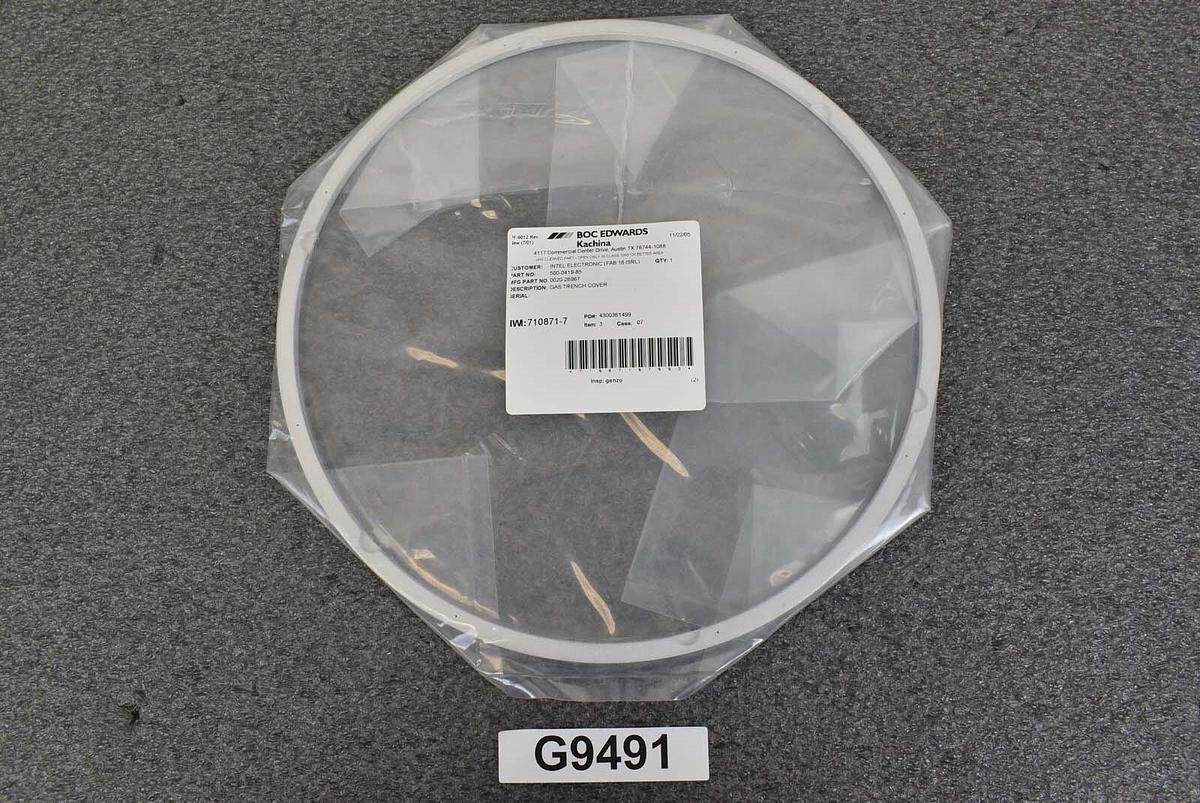 Used Applied Materials 0020-26967 Gas Trench Cover