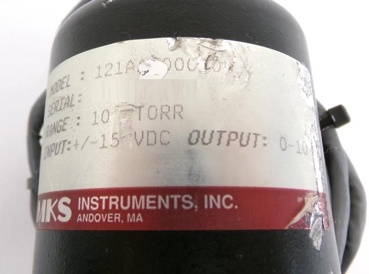 Used MKS Instruments 121A Baratron Pressure Transmitter 10 Torr Working Surplus