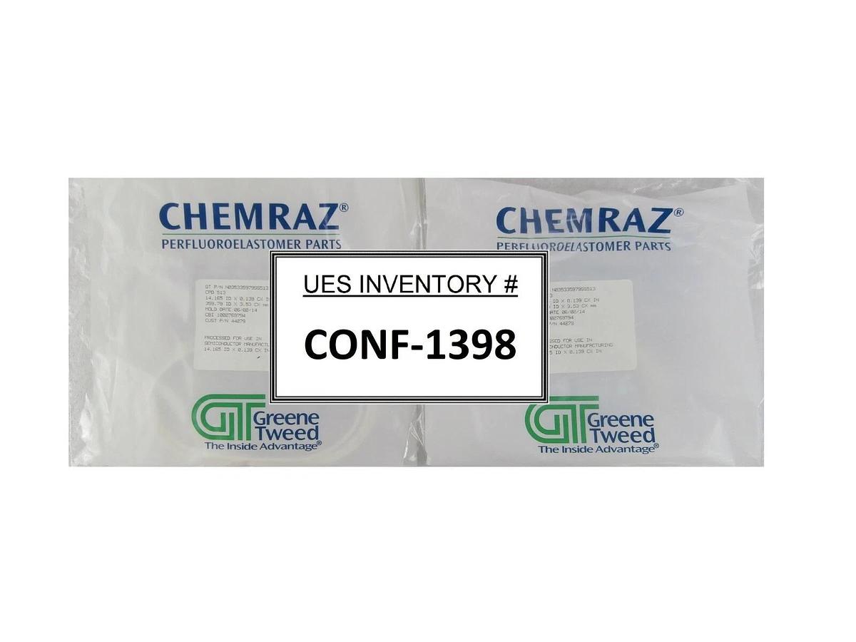 Green Tweed N035335979SS513 O-Ring Reseller Lot of 2 AMAT CVD Chamber 5200 New