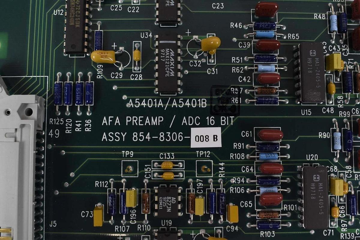 Used ASML 854-8306-008 PCB AFA Preamp / ADC 16 BIT