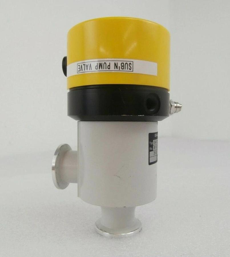 Used Balzers BPV15565 Right Angle Vacuum Isolation Valve EVL 025 P Working Surplus