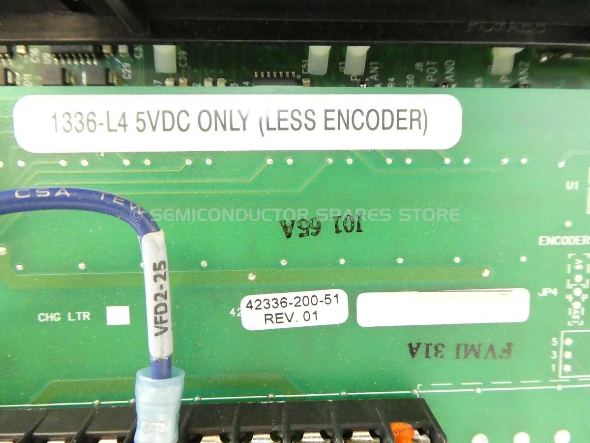 Used AB Allen-Bradley 1336F-BRF50-AN-EN-GM6-L4 Variable Frequency AC Drive Working
