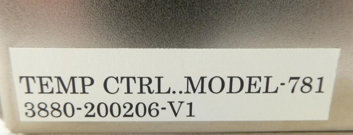 Used TEL Tokyo Electron 3880-200206-V1 Temperature Controller Model 781 Working Spare