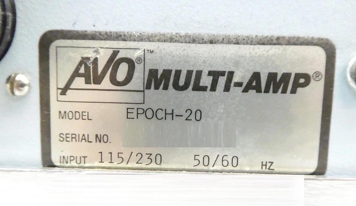 Used AVO Multi-Amp EPOCH-20 High-Current Output Unit Untested Spare Surplus