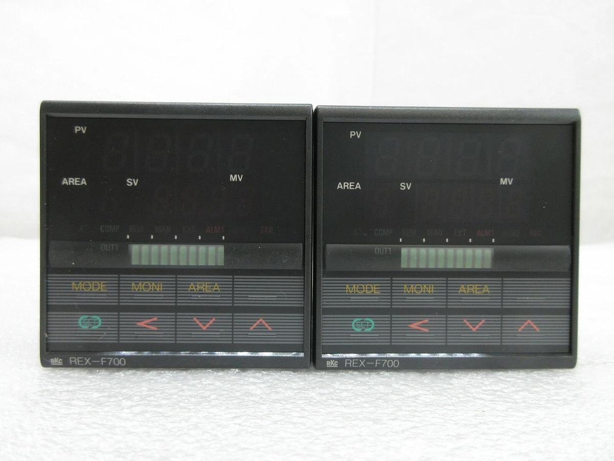 Used RKC Instruments F700FD12-V*CN-NNN-4A Temperature Controller Lot of 2 Used