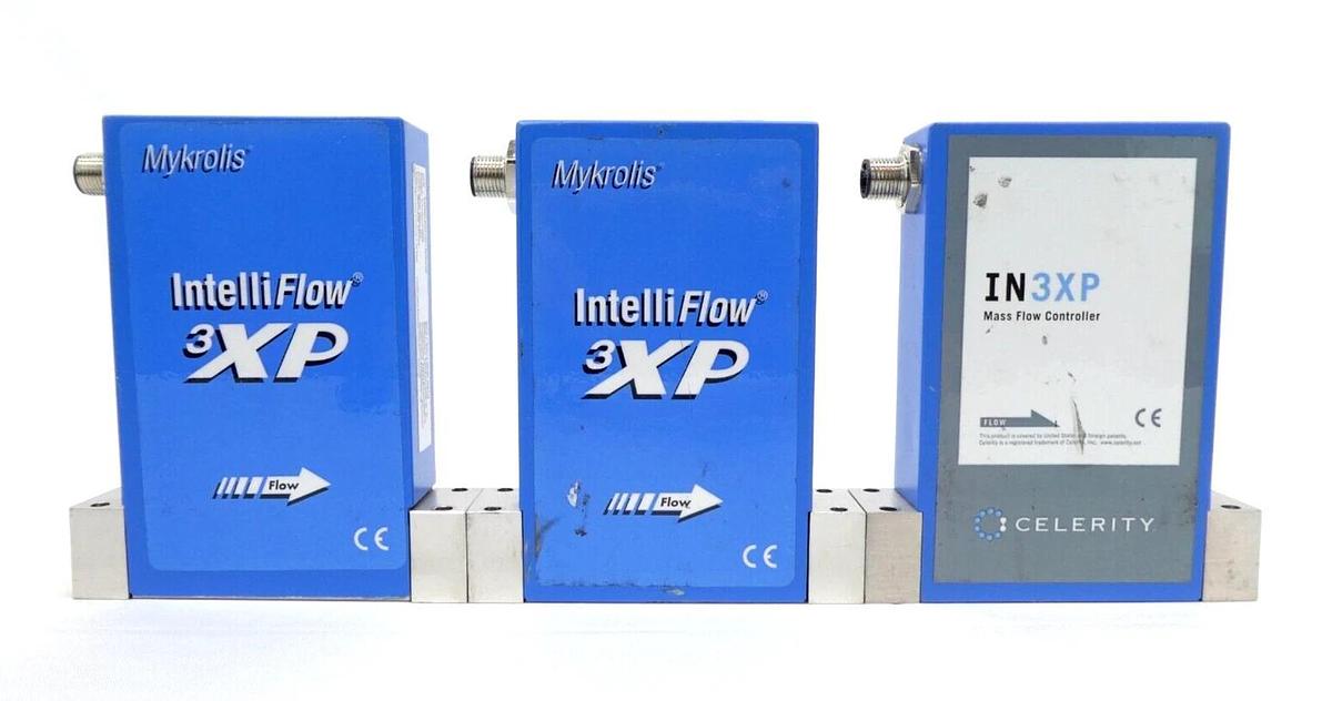 Used Celerity Mykrolis IN3XP Mass Flow Controller MFC AASGD40W1 AARGD40W1 Lot of 7