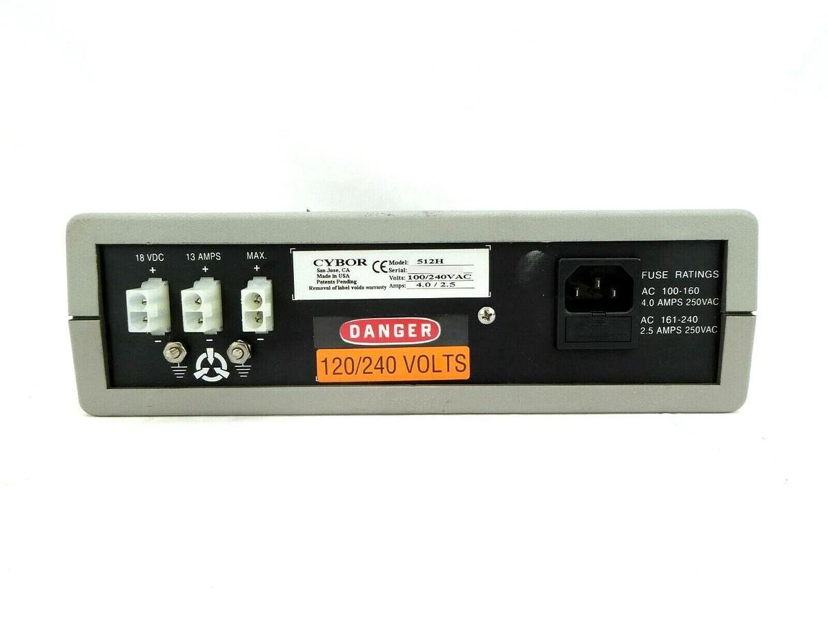 Used Cybor 512H Photoresist Power Supply Module Model 512 SVG 88 Loose Cover Working