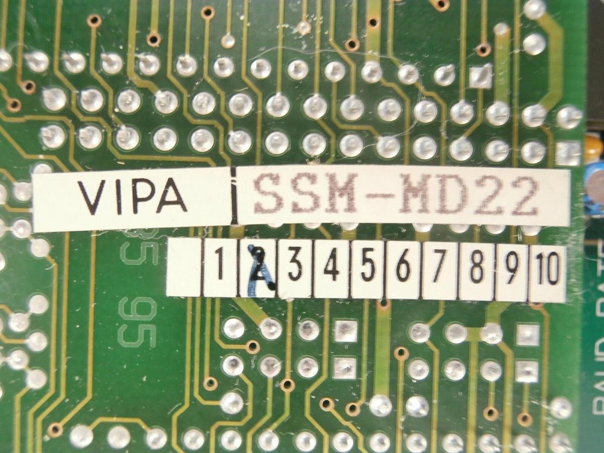 Used Siemens SSM-BG43V32 Communication PCB Card VIPA SSM-MD22 Balzers Unaxis Working