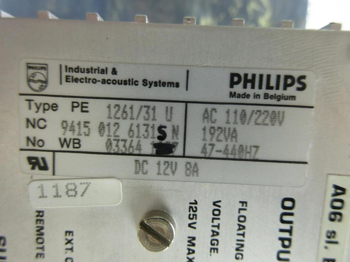 Used Philips 9415 012 61315 N Power Supply PCB Card ASML 4022.430.02711 PAS Used